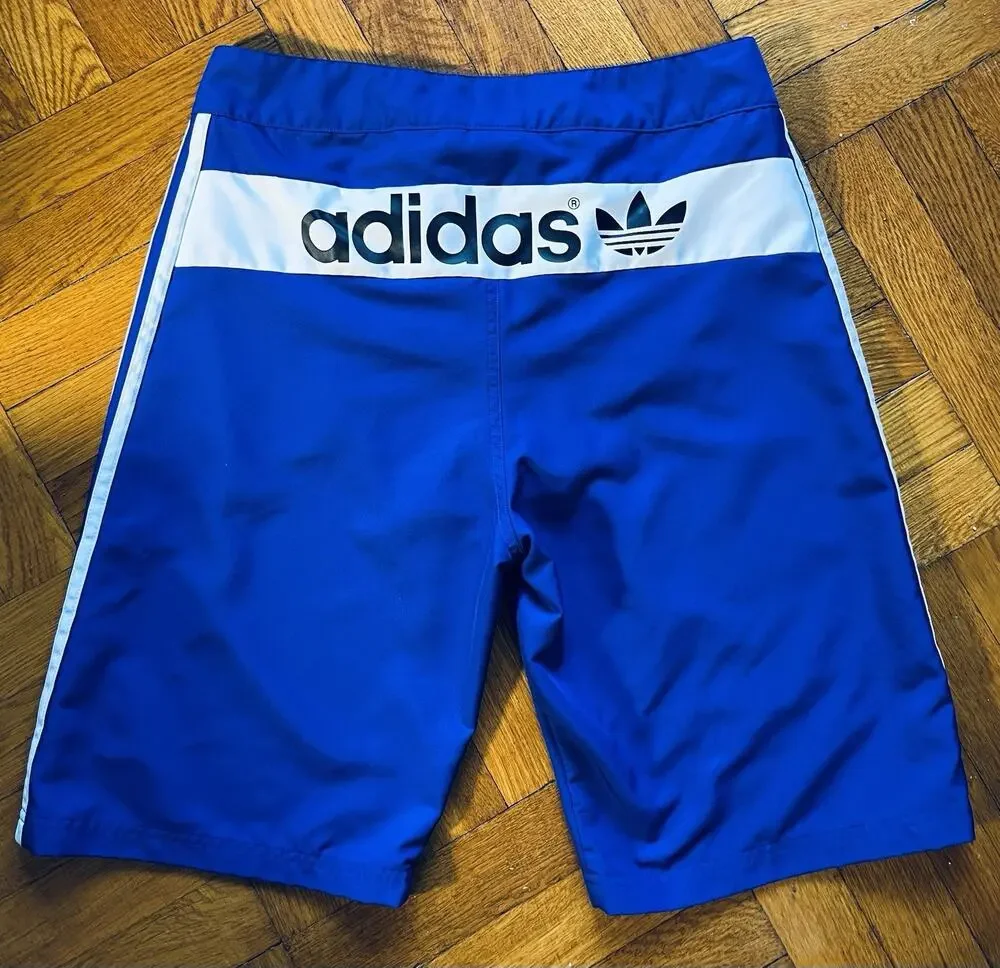 Adidas Wake Board Shorts Swim Trunks Boys Teen Youth XL Big Logo Spellout Beach